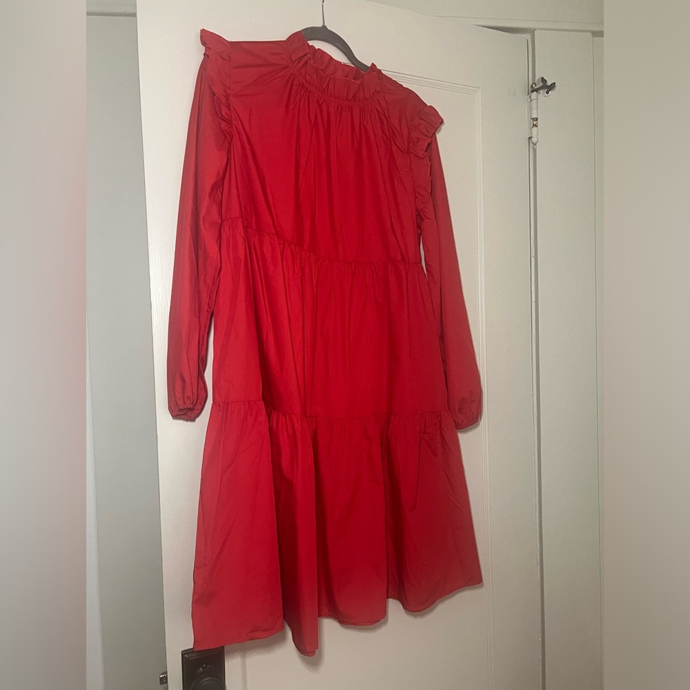 SHEIN beautiful red dress with pockets